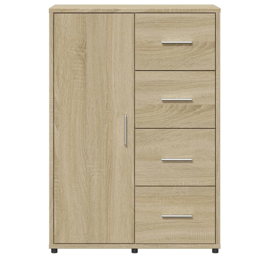 Sideboards 2 pcs Sonoma Oak 60x31x84 cm Engineered Wood